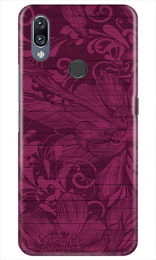 Purple Backround Mobile Back Case for Vivo Y11 (Design - 22)