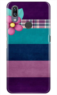 Purple Blue Mobile Back Case for Vivo Y11 (Design - 37)