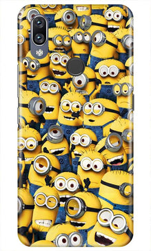 Minions Mobile Back Case for Vivo Y11  (Design - 126)