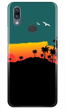 Sky Trees Mobile Back Case for Vivo Y11 (Design - 191)