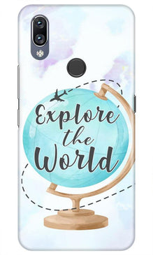 Explore the World Mobile Back Case for Vivo Y11 (Design - 207)