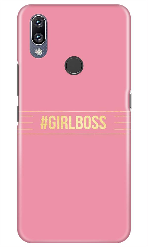 Girl Boss Pink Case for Vivo Y11 (Design No. 263)