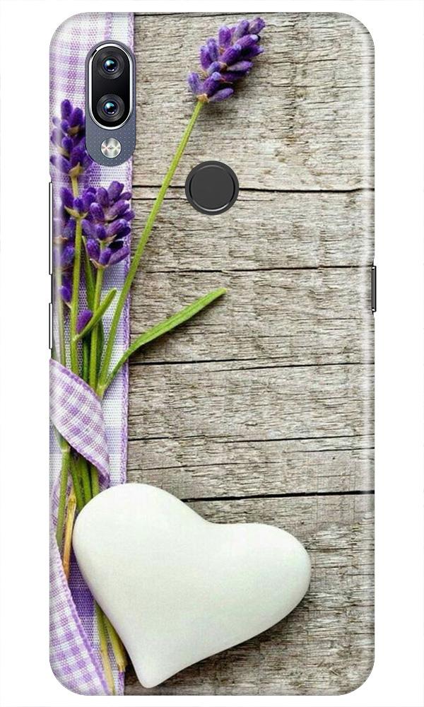 White Heart Case for Vivo Y11 (Design No. 298)