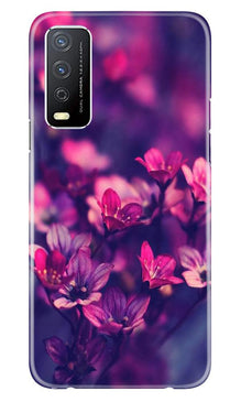 flowers Mobile Back Case for Vivo Y12s (Design - 25)