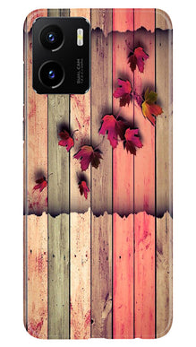 Wooden look2 Mobile Back Case for Vivo Y15C (Design - 56)