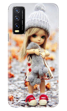 Cute Doll Mobile Back Case for Vivo Y20A (Design - 93)