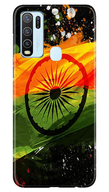 Indian Flag Mobile Back Case for Vivo Y30  (Design - 137)
