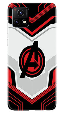 Ironman Captain America Mobile Back Case for Vivo Y31s 5G (Design - 223)
