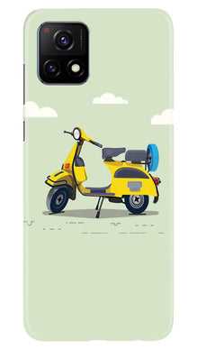 MotorCycle Mobile Back Case for Vivo Y31s 5G (Design - 228)