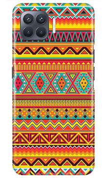 Zigzag line pattern Mobile Back Case for Oppo A93 (Design - 4)