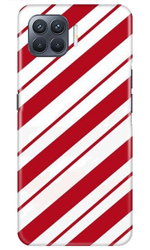 Red White Mobile Back Case for Oppo A93 (Design - 44)