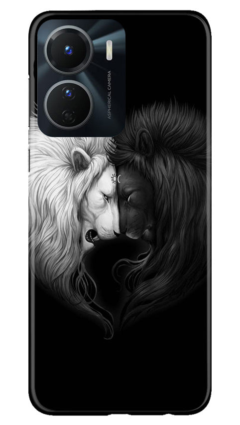 Dark White Lion Case for Vivo T2X 5G(Design - 140)