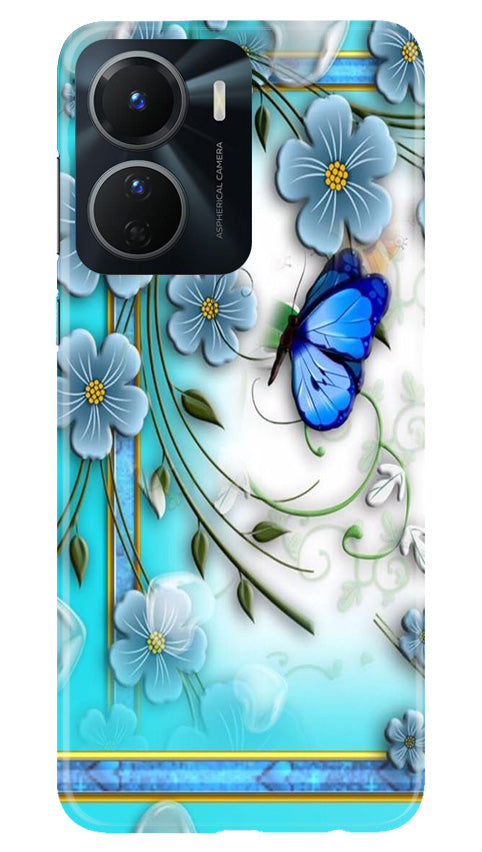 Blue Butterfly Case for Vivo T2X 5G