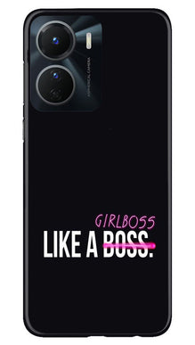 Like a Girl Boss Mobile Back Case for Vivo T2X 5G (Design - 234)