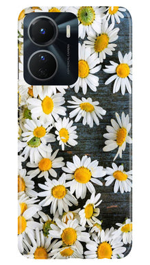 White flowers2 Mobile Back Case for Vivo T2X 5G (Design - 62)