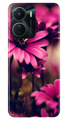 Purple Daisy Mobile Back Case for Vivo T2X 5G (Design - 65)