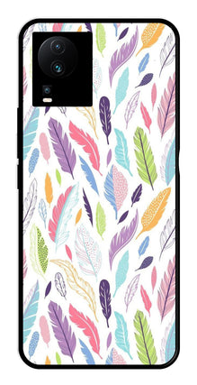 Colorful Feathers Metal Mobile Case for iQOO Neo 7