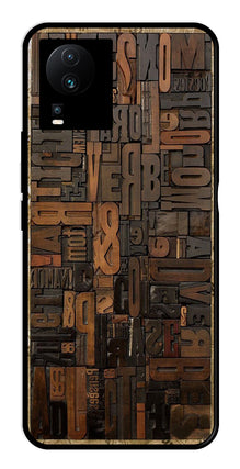 Alphabets Metal Mobile Case for iQOO Neo 7