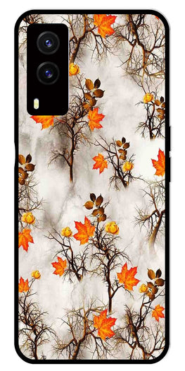 Autumn leaves Metal Mobile Case for Vivo V21E 5G   (Design No -55)