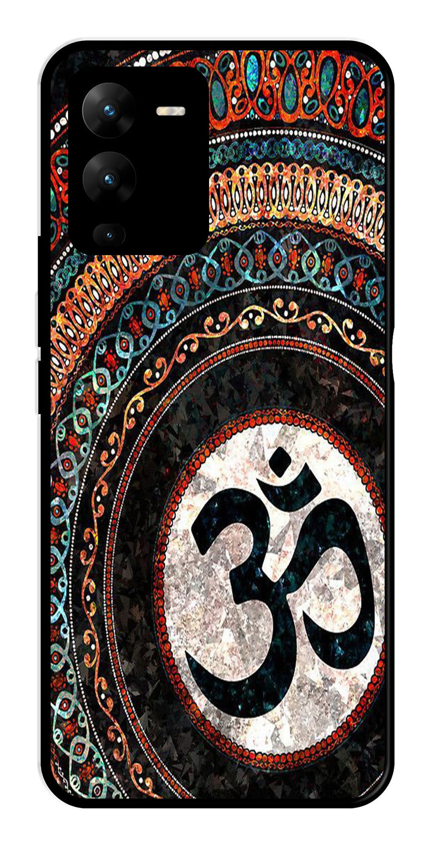 Oum Design Metal Mobile Case for Vivo V25 Pro   (Design No -15)