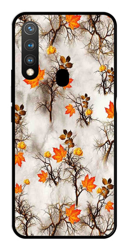 Autumn leaves Metal Mobile Case for Vivo Y19   (Design No -55)