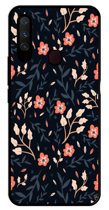 Floral Pattern Metal Mobile Case for Vivo Y12