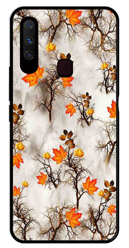 Autumn leaves Metal Mobile Case for Vivo Y17   (Design No -55)