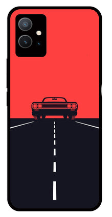 Car Lover Metal Mobile Case for Vivo Y33s 5G