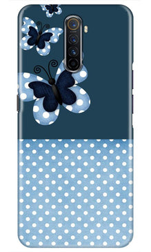 White dots Butterfly Mobile Back Case for Realme X2 Pro (Design - 31)