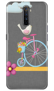 Sparron with cycle Mobile Back Case for Realme X2 Pro (Design - 34)