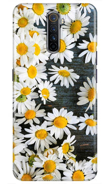 White flowers2 Mobile Back Case for Realme X2 Pro (Design - 62)