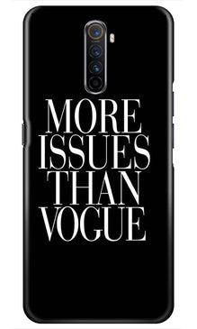 More Issues than Vague Mobile Back Case for Realme X2 Pro (Design - 74)