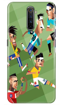 Football Mobile Back Case for Realme X2 Pro  (Design - 166)