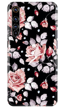 Pink rose Mobile Back Case for Realme X50 Pro (Design - 12)