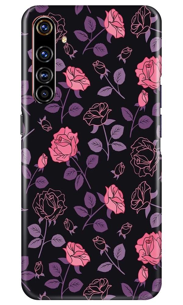 Rose Black Background Case for Realme X50 Pro