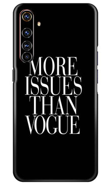 More Issues than Vague Mobile Back Case for Realme X50 Pro (Design - 74)