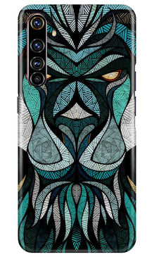 Lion Mobile Back Case for Realme X50 Pro (Design - 97)