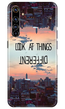 Look at things different Mobile Back Case for Realme X50 Pro (Design - 99)