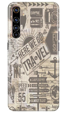 Travel Mobile Back Case for Realme X50 Pro  (Design - 104)