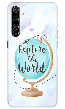 Explore the World Mobile Back Case for Realme X50 Pro (Design - 207)