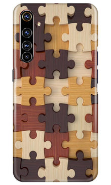 Puzzle Pattern Mobile Back Case for Realme X50 Pro (Design - 217)