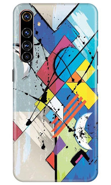 Modern Art Mobile Back Case for Realme X50 Pro (Design - 235)