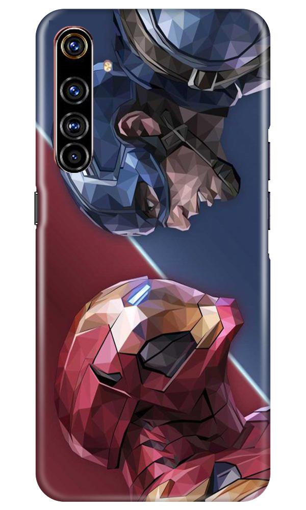 Ironman Captain America Case for Realme X50 Pro (Design No. 245)