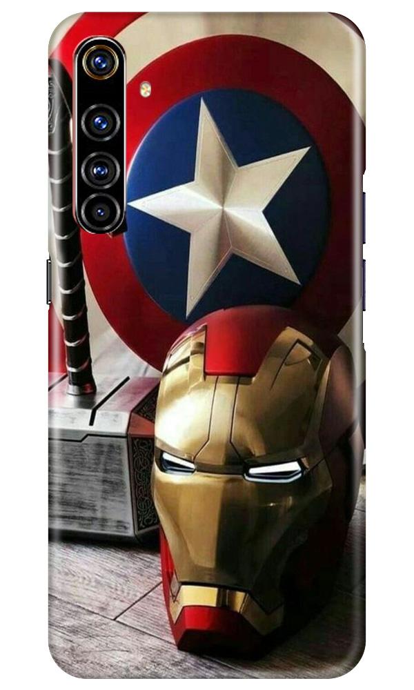 Ironman Captain America Case for Realme X50 Pro (Design No. 254)