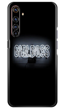 Girl Boss Black Mobile Back Case for Realme X50 Pro (Design - 268)