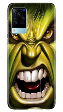 Hulk Superhero Mobile Back Case for Vivo X60 Pro  (Design - 121)