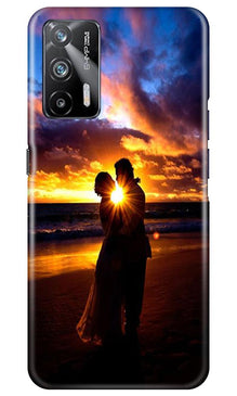 Couple Sea shore Mobile Back Case for Realme X7 Max 5G (Design - 13)