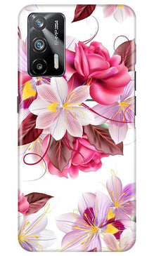 Beautiful flowers Mobile Back Case for Realme X7 Max 5G (Design - 23)