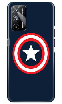 Captain America Mobile Back Case for Realme X7 Max 5G (Design - 42)