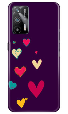 Purple Background Mobile Back Case for Realme X7 Max 5G  (Design - 107)